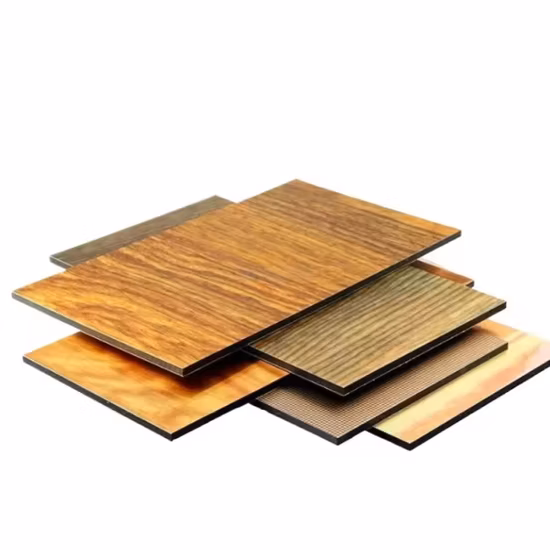 Алюминиевая композитная панель с золотым зеркалом