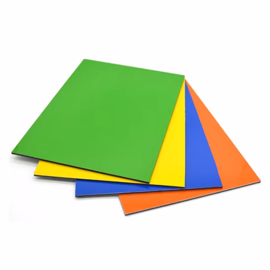 Строительный материал Стеновая панель Dibond ACP Acm PE PVDF Feve Глянцевое покрытие Алюминиевый пластиковый композитный лист Облицовочная панель