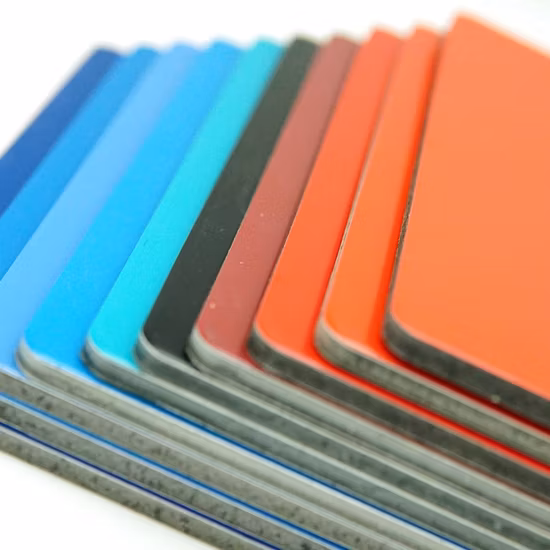 Алюминиевая композитная панель ACP толщиной 4 мм с покрытием PVDF для облицовки наружных стен.